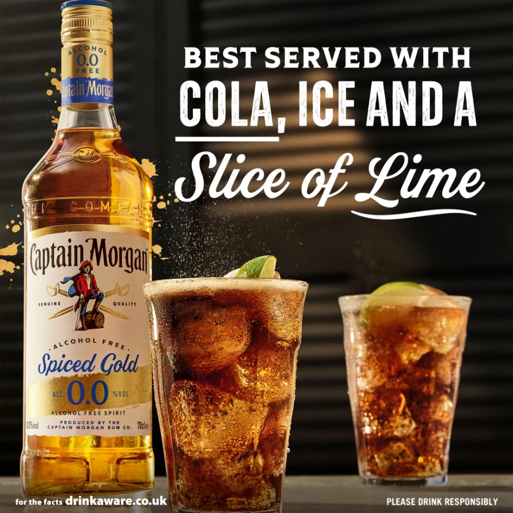 Captain Morgan Alcohol Free Spiced Gold